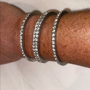 Silver bling bracelet